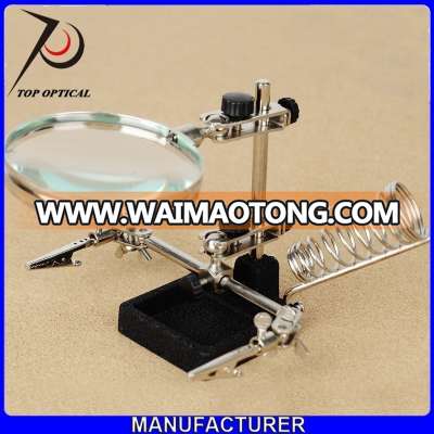 Third Helping Hand Desktop Magnifying Glass For Repairing With soldering stand