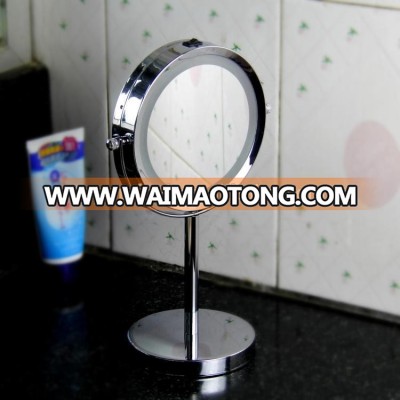 Factory Supply 6 Inch Double Side magnifying Vantity Mirror With Lights