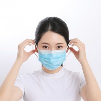 Triple Layer Blue Nurse Surgical Mask With Earloop Disposable Breathable Medical Face Mask